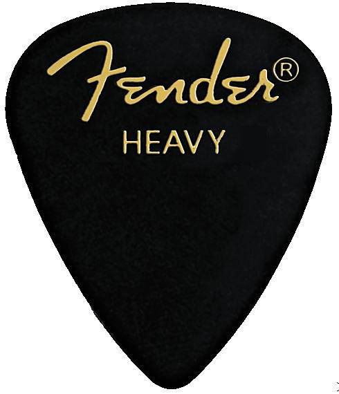 ڥԥå12祻åȡFender CLASSIC PICKS 351 SHAPE Heavy Blackեԥåإӡ