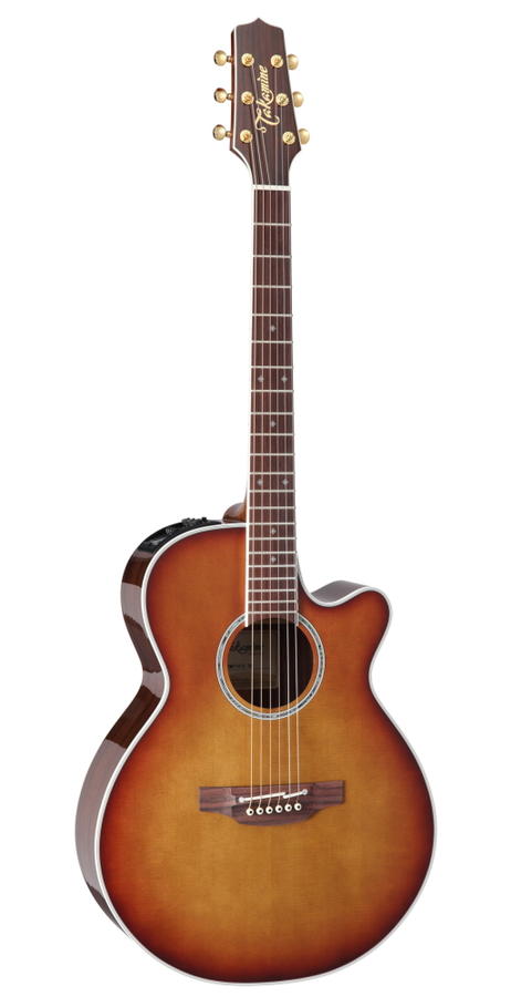 Takamine タカミネ エレクトリック アコースティックギター DMP161C TB 抱えやすく演奏性に優れたシングルカッタウェイのコンパクトボディシェイプ。 630mmショートスケールの採用で弦のテンションが緩和され、各フレット間の距離も短くなり押さえやすいネックから得られるプレイアビリティは、ライブギアとしても最適です。 ※画像はサンプルです。製品の特性上、実際の商品とは木目等が異なります。 【スペック】 TOP SOLID SPRUCE BACK SOLID ROSEWOOD SIDES ROSEWOOD NECK MAHOGANY FINGER BOARD ROSEWOOD SCALE 630mm NUT WIDTH 42mm PRE-AMP CT4-DX (DMP) POSITION MARK DIAMOND COLOR TB (gloss) WITH HARD CASE HC-100