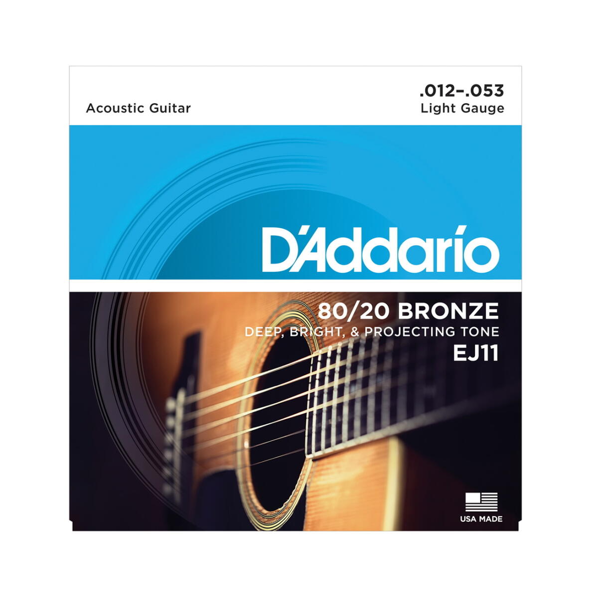 D'Addario EJ11 ꥪ ƥå 80/20 BRONZE Light 12-53