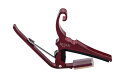 KYSER カポタスト 6 STRING RED KG6RA QUICK-CHANGE CAPO【アコースティックギター・エレキギター用】 その1