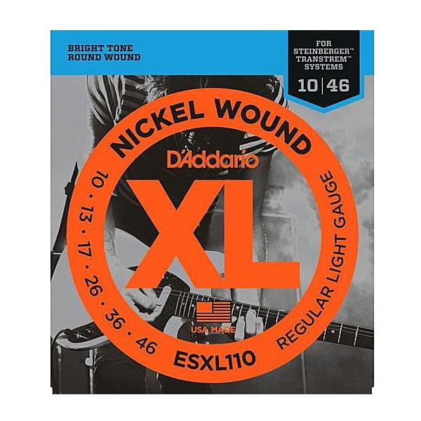 D'Addario ESXL110 ダダリオ エレキギター弦 スタインバーガー用ダブルボールエンド