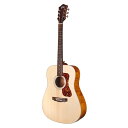 エレアコ Guild D-240E Flamed Mahogany -The Westerly Collection- ギルド エレクトリックアコースティックギター D-240E Flamed Mahoganyは、D-240Eのパワフルでふくよかなトーンを引き継ぎつつ、エキゾチックなルックスのフレイムマホガニーをサイド＆バックに採用し、より肉厚なトーンとダイナミックなレスポンスを実現しました。 もちろんD-240Eと同じくGUILDが得意とする強いアーチバックを実現。 これにより、低価格ながらGUILDらしい力強い鳴りと瑞々しいサウンド、豊かなサスティンを実現。 マット仕上げでより手に馴染む仕上げとなっております。 すべてのモデルにGUILDオリジナルピックアップシステムAP-1を搭載し、幅広いジャンルでの使用を想定したユーザー目線設計です。 【スペック】 トップ：ソリッドシトカスプルース サイド＆バック：フレイムドマホガニー ボディシェイプ：Dreadnought ネック：マホガニー フィンガーボード：パーフェロー フィニッシュ：マット ケース：Guild Deluxe Gig Bag付属 ※画像はサンプルです。製品の特性上、実際の商品とは木目、色味等が異なります。ご注意ください。 ※現在の商品に関しましては仕様変更されている場合もございます。詳しくはメーカーサイトをご確認ください。 ※在庫切れなどで納期が遅れる場合はメールにてご連絡申し上げます。