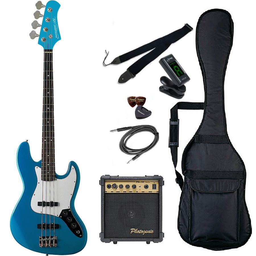 Photogenic フォトジェニック JB240 MBL 【エレキベース初心者入門8点ライトセット】