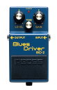 BOSS Blues Driver BD-2 ブルース・ギターの歪みを追求。ギターのボリュームしだいでクリーンからクランチまで多彩な表情づけが可能。さらに可変幅の広いゲイン・ツマミによりサステインの効いたハイゲイン・サウンドもOK。 【スペック】 主な仕様 電源 006P（1個）、ACアダプター（PSA-100） 消費電流 13mA（DC9V） 端子 入力、出力、ACアダプター 入力換算ノイズ -118dBm以下（IHF-A） 入力インピーダンス 1MΩ 出力インピーダンス 1kΩ 外形寸法 / 質量 幅(W) 73 mm 奥行き(D) 129 mm 高さ(H) 59 mm 質量 400 g 別売のACアダプター：PSA-100はこちらです。　