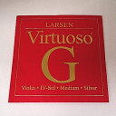 Larsen Virtuoso　violin G ラーセン ヴィルトーゾ 4G線 繊細でクリアーな音色、細かいボーイングでの扱い易さが特徴です。 4G　シンセティック／シルバー巻【お知らせ】 「定形外郵便」で配送いたします。（到着まで2から5日程かかります） ●お支払い方法として代金引換をご利用頂けません。 ●お届け日時の指定は承れません。 ●郵便物の場合、追跡番号はございません。 ●土日、祝日は日本郵便が休業の為、配達はございません。 ●ポストに入らなかった場合は、不在票が入りますのでご確認ください。 ●お受け取りをされないまま保管期間を過ぎた場合、商品は弊社に戻ります。 弊社では送料分を含んだ金額で販売している商品もございます。 　 戻った商品につきましては、発送時の送料を差し引いた金額で返金処理を行わせていただきます。 予めご了承くださいませ。 　　　　ご入用の場合は、再度ご注文をお願いいたします。