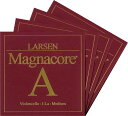 Larsen Magnacore チェロ弦　セット 非常に豊かな音量と倍音が魅力なスチール弦。金属的な雑音をできる限り排除しており、音色の純度が高い。 1A線　スチール/ワイヤースチール巻2D線　スチール/ワイヤースチール巻3G線　ストランデッドスチール/タングステン-ワイヤースチール巻4C線　ストランデッドスチール/タングステン-ワイヤースチール巻※テンション：ミディアム &nbsp; &nbsp;【お知らせ】 「ゆうパケット」で配送いたします。（到着まで2から5日程かかります） ●お支払い方法として代金引換をご利用頂けません。 ●お届け日時の指定は承れません。 ●お問い合わせ番号にて配送状況を追跡可能です。 ●ポストに入らなかった場合は、不在票が入りますのでご確認ください。