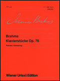 ブラームス　ピアノ曲集　Op．76　ウィーン原典版67