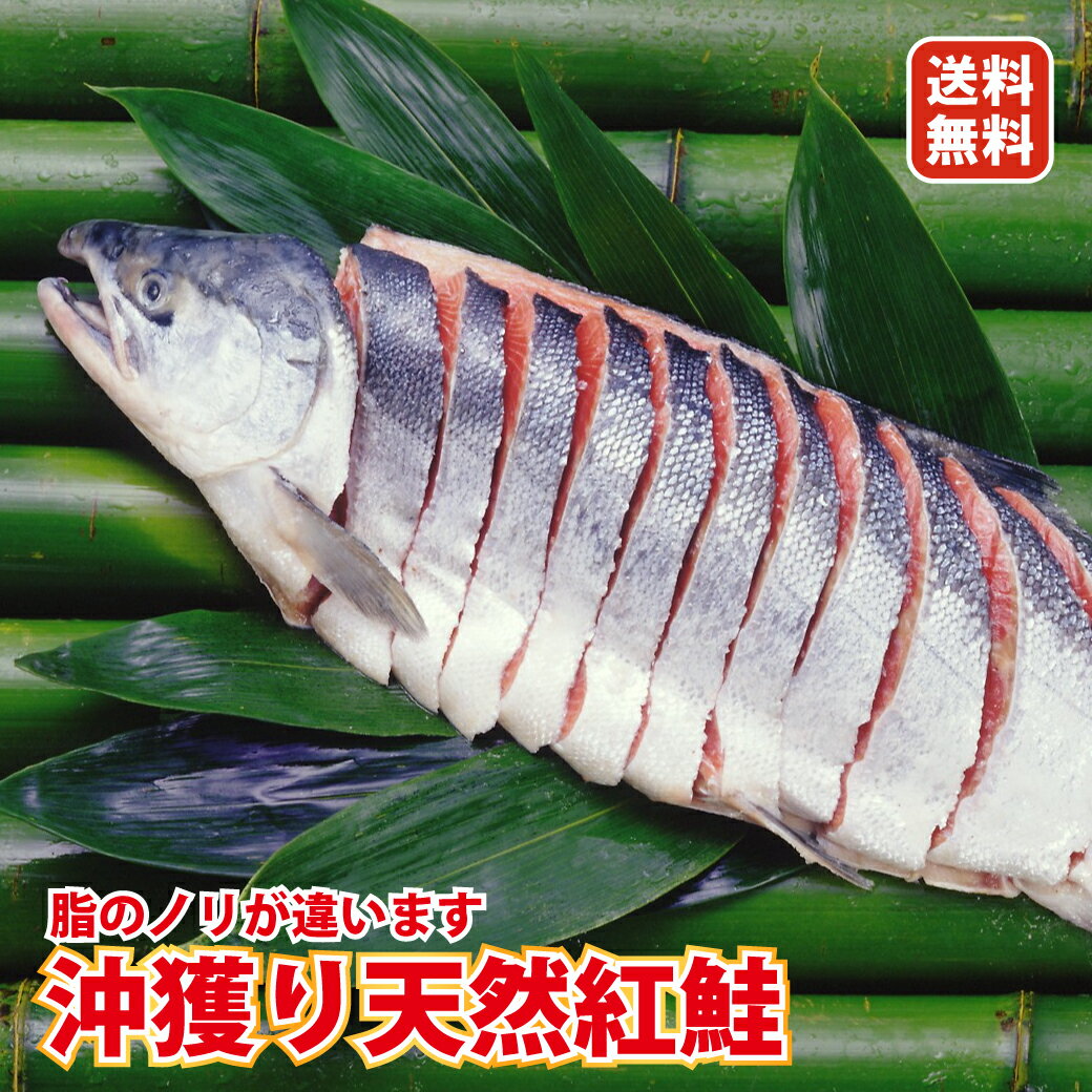 お歳暮 ギフト 鮭 北海道 より 新物 出荷！特別厳選 Aランク 鮭 の 王様 送料無料 沖獲り 天然 紅鮭 姿 切り身 2.5kg 前後 1本 一匹 一本 サケ シャケ しゃけ 天然鮭 海産物 魚 食品 御歳暮 R1