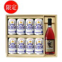 北海道 贈答 ギフト 御祝 北海道限定 サッポロクラシック ビール 350缶 8本 千歳ハスカップ 720ml 贈答セット ギフト お歳暮 御礼