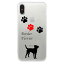 【 送料無料 】iPhoneケース iPhone13 iPhone12 iPhone11 iPhoneXS Max XR ソフトケース TPU クリア フットプリント レッド ボーダー・テリア 犬 ドッグ | iPhoneカバー おもしろ スマホケース iphone se ケース 第2世代 2,200円
