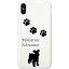 iPhoneケース iPhone13 iPhone12 iPhone11 iPhoneXS Max XR ソフトケース TPU ホワイト 犬 ドッグ 足跡 ミニチュア・シュナウザー スマホ ソフト ケース | 雑貨 おもしろ iphone かわいい iphoneカバー 2,200円