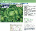 【レタス】セレブレーションレタスシリーズ ツインセット〔サカタ育成〕《登録品種》品種名SAKLET010海外持出禁止(公示(農水省HP)参照)/ペレット5千粒