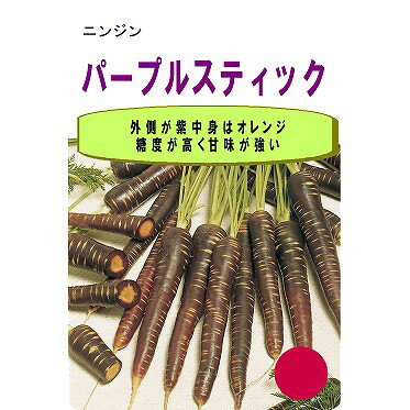 【ニンジン】パープルスティック〔一代交配0544朝日アグリア〕/コート5千粒