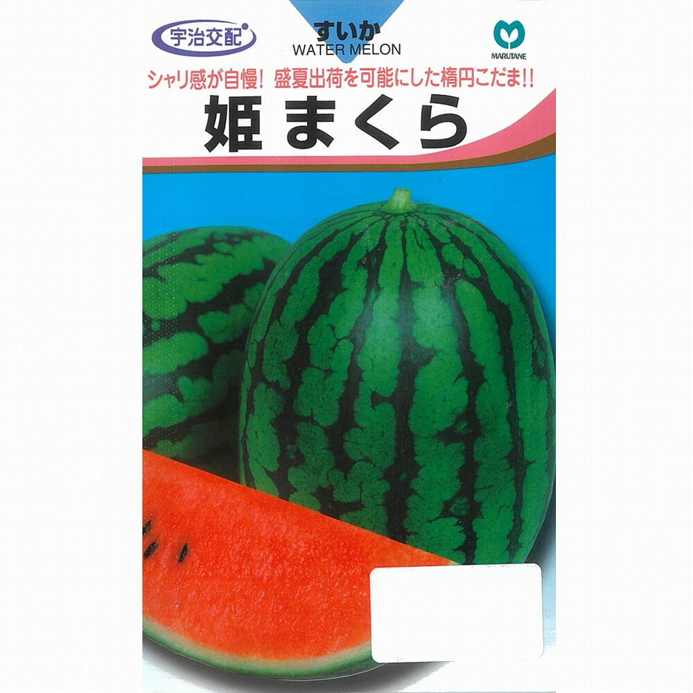 果実は2〜2.5kg程度の楕円形小玉スイカ。シャリ感に富み食味は大変優れる。輸送中の裂果や生理的裂果は極めて少ない。