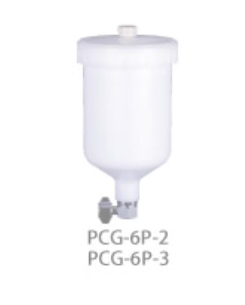 アネスト岩田 重力式カップ（サイドカップ） PCG-6P-3 取付ネジ G3/8 オネジ 適応スプレーガン WIDER2 W-77 樹脂カップ 領収書 領収証