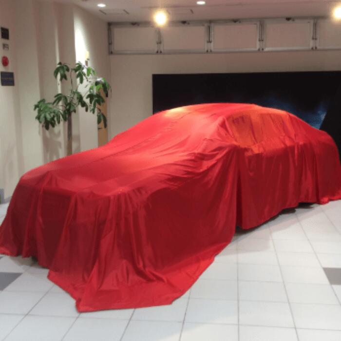 高級車 カバー ボティカバークロス P100シルキー 赤色 BODY COVER CLOTH LLサイズ ハーフサイズ レッド 1枚 愛車保護 カバー