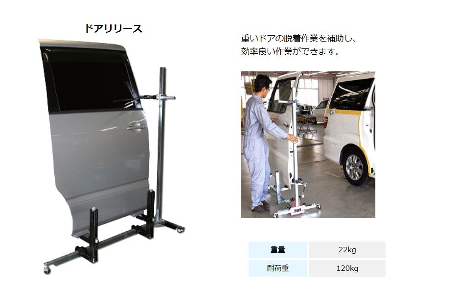 【法人限定】スライドドア 脱着 工具 ドアリリース AUS-06S スライドドア交換 自動車 車 鈑金 領収書 領収証