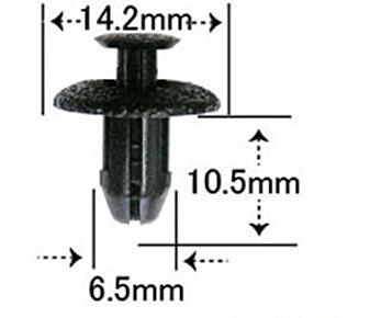 車 クリップ DH-021 10入り ダイハツ DH021 フロントバンパー　タイヤハウス フロントバンパー 純正相..