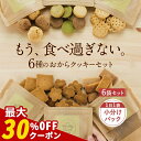 【クーポンで最大30%OFF】おまけつき!豆乳おからクッキー 福袋 ミニサイズ 6袋(6種各1袋)2025年 福袋 おからクッキー ミニパック お試し ハード 低糖質 ダイエット食品 置き換え お菓子 ダイエットクッキー スイーツ 詰め合わせ 送料無料