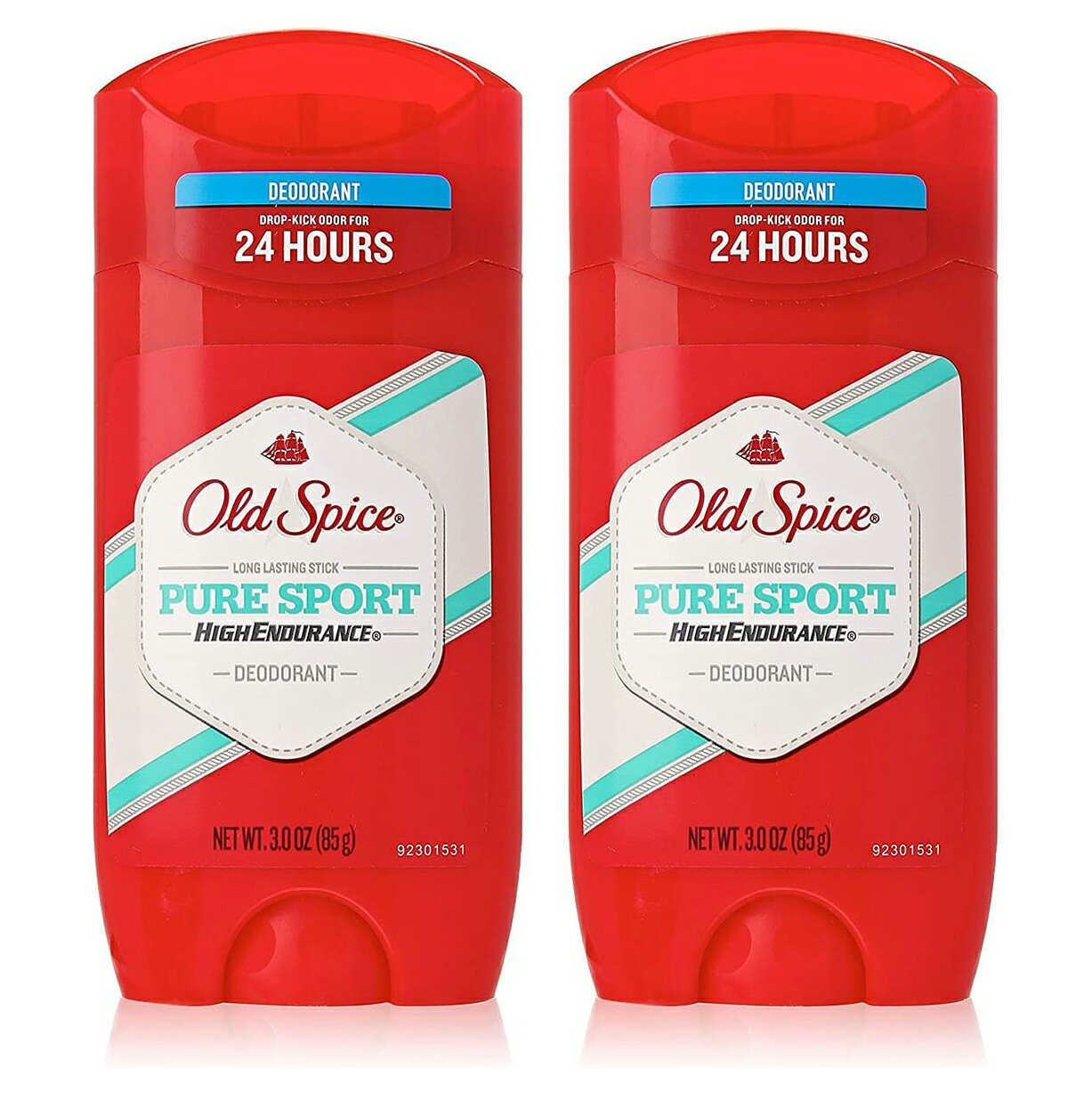 Old Spice オールド スパイス ハイ エンデュランス ピュア スポーツ デオドラント スティック 3oz 2本