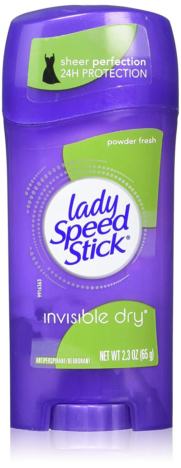 Lady Speed Stick Antiperspirant Deodorant Invisible Dry Powder Fresh 2.30 OZ