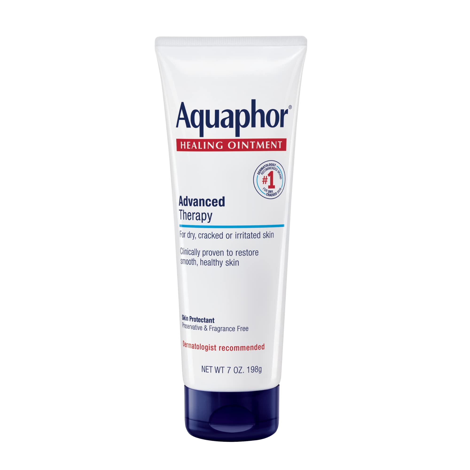 Aquaphor Advanced Therapy Healing Ointment Skin Protectant 7 oz Tube