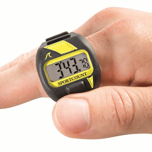 SC SPORTCOUNT Compact Stopwatch Swim Timer - Waterproof Handheld Swimming Stopwatch for Timing Competitive and Recreational Swimmers in the Pool