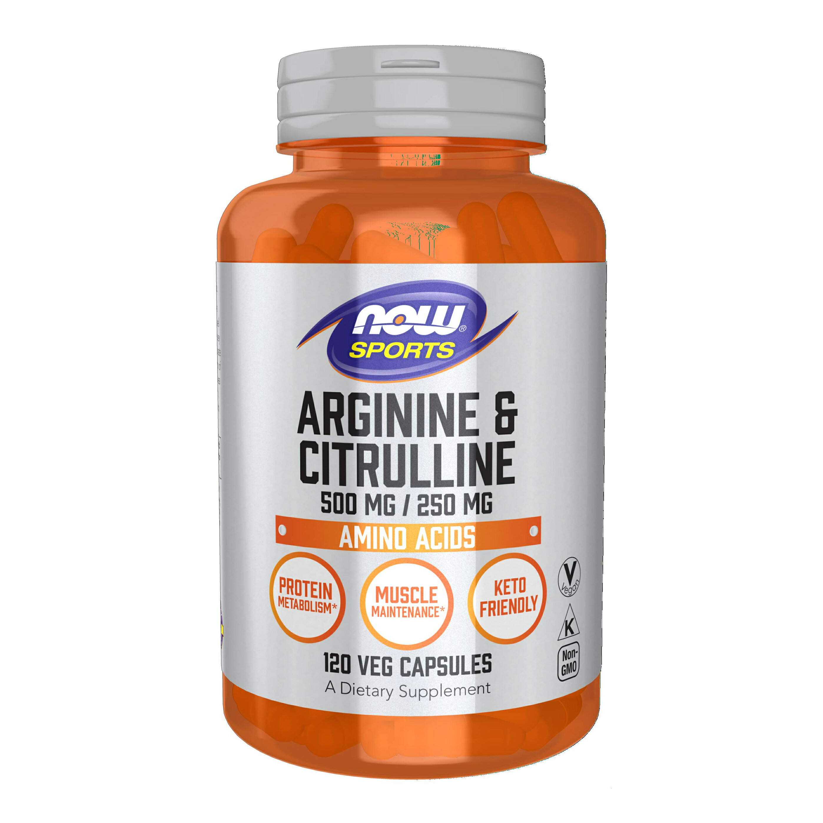 Now Foods Arginine & Citrulline Veg Capsules 120 Servings