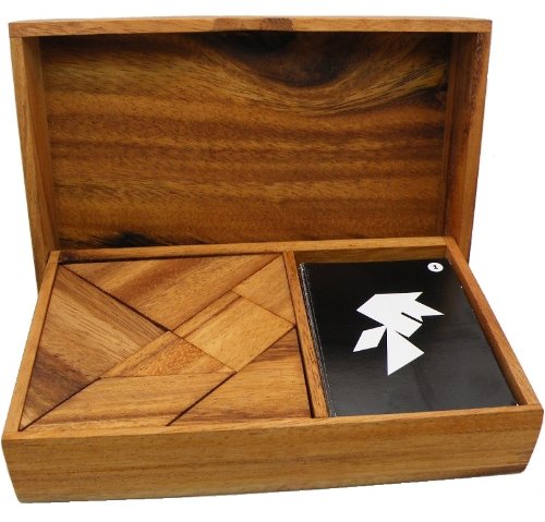 楽天otcforyouLogic Tangram Set with Play Cards Wooden Puzzle Game