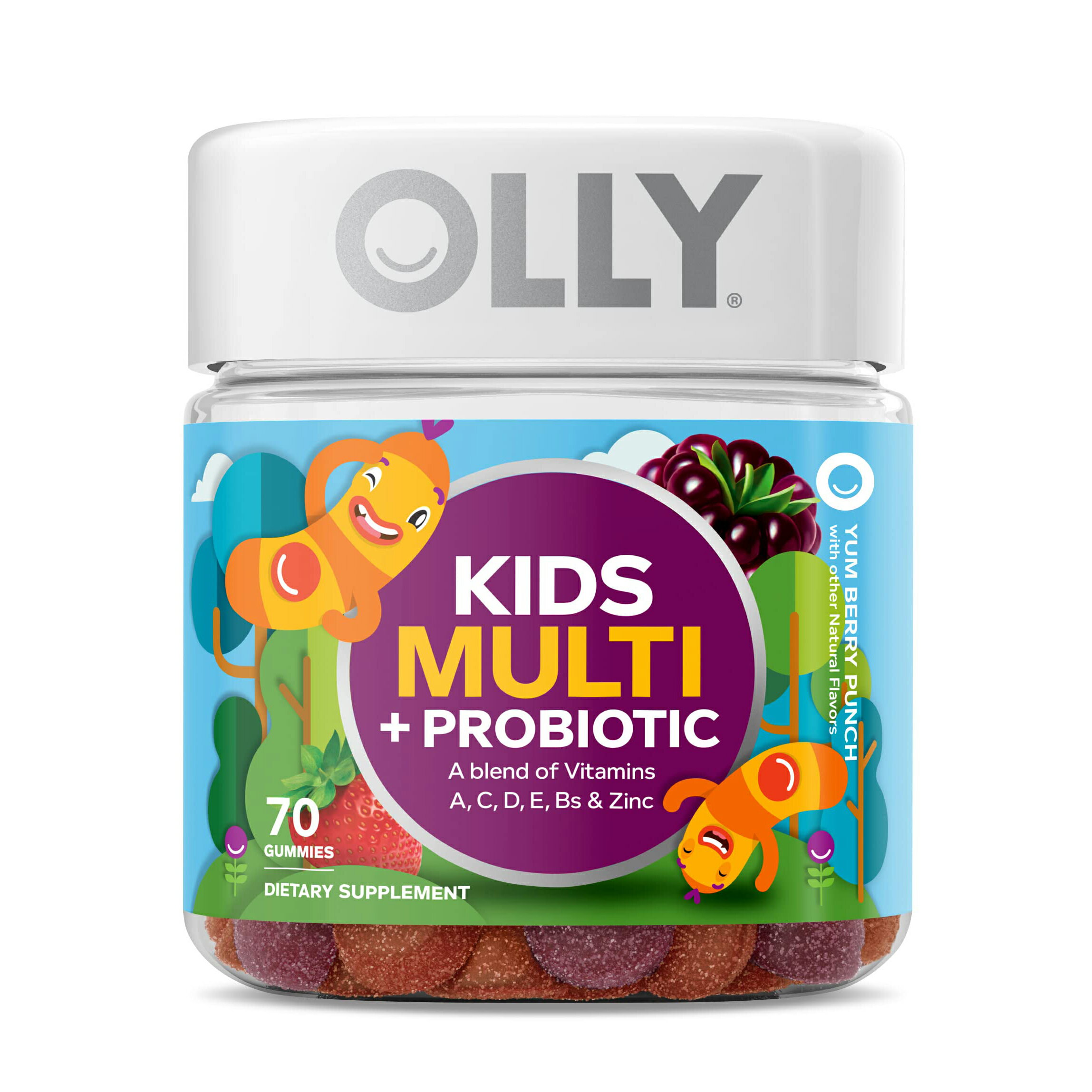 Olly Lil'Ollys Kids Multi + Probiotics Yum Berry Punch ?? 1 Gummies