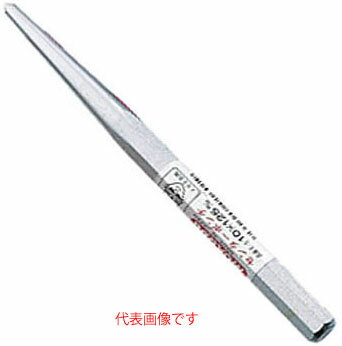 ■特長■ ・正確な穴あけ加工の必需品です。 ■用途■ ・センター打ち。 ・円筒形状や異形物の穴あけポンチング。 ■仕様■ ・全長(mm)：150 ・幅(mm)：12.7 ・先端径(mm)：4.0 ■材質・仕上げ■ ・機械構造用炭素鋼 【商品の発送について】 メーカー取り寄せとなる場合がございます。 お届けまでお時間を頂く場合がございますのでご了承ください。