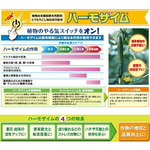 植物由来成分入り葉面散布肥料　ハーモザイム　1L (1.1kg)　着果・結実上昇/果実肥...