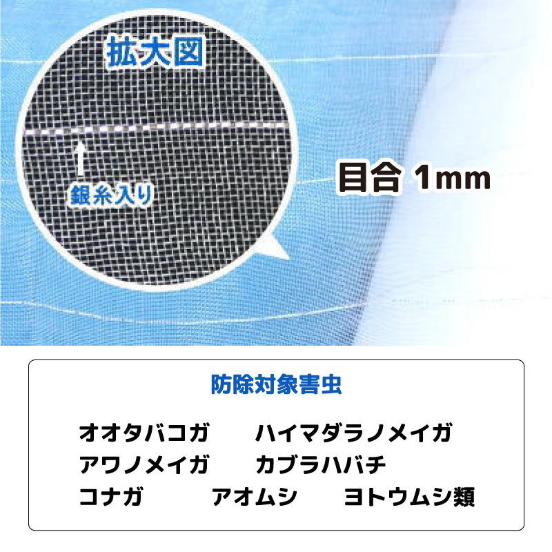 防虫ネット サイズを選択 目合い:0.6mm・...の紹介画像3