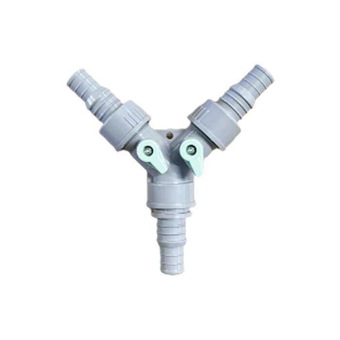 三菱ケミカルアグリドリーム　エバフロー専用　Y型　分岐コック　三方弁　潅水　噴霧　農業　畑