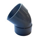 VU継手 45°エルボ 65 VU-45L_65 VU継手 排水 通気 塩ビ 配管 パイプ