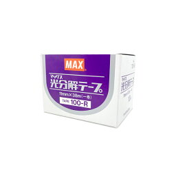 マックス　テープナー用光分解テープ　TAPE　100-R　巾11m×長さ38m　10巻き入り