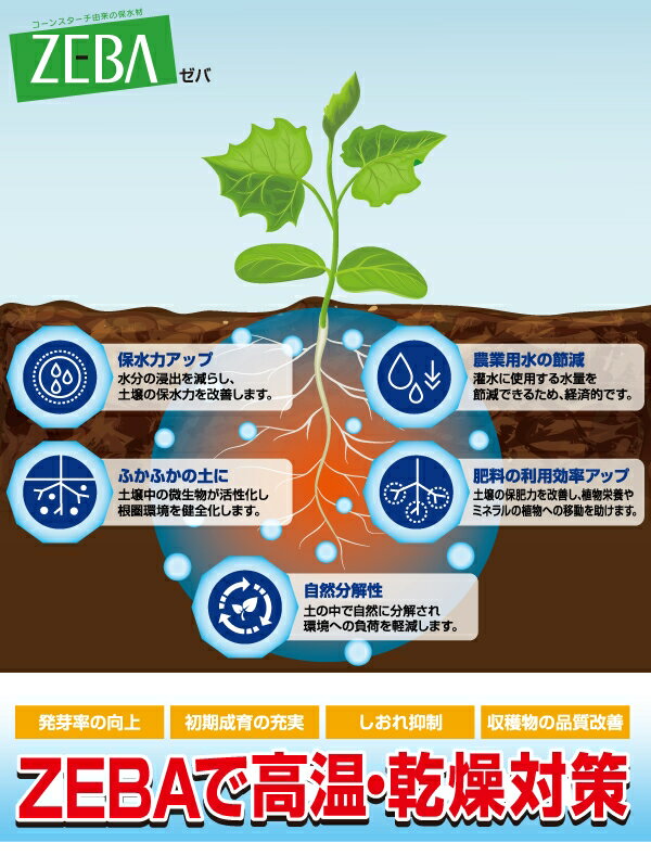 農業用土壌改良資材　ZEBA　ゼバ　5kg　バイオスティミュラント資材