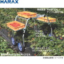 HARAX ハラックス 楽太郎 RA-612 アルミ製 いちご収穫用台車 積載荷重 荷台30kg テーブル各10kg ノーパンクタイヤ仕様