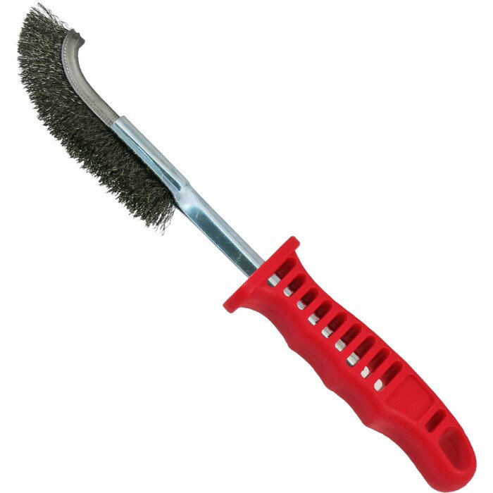 SUN UP　グリップブラシ　先曲り　鋼線　品番29839