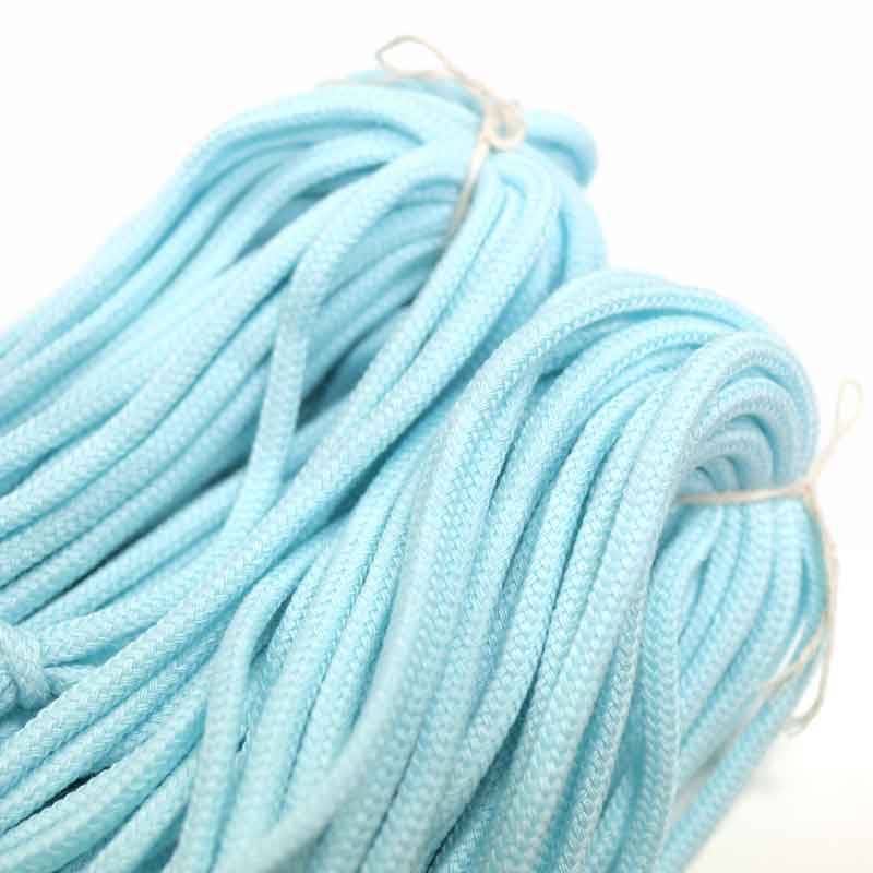 アクリル紐　アクリルコード　アクリルひも　【50M巻き売り】　水色　太さ4mm　手芸　ハンドメイド　#17