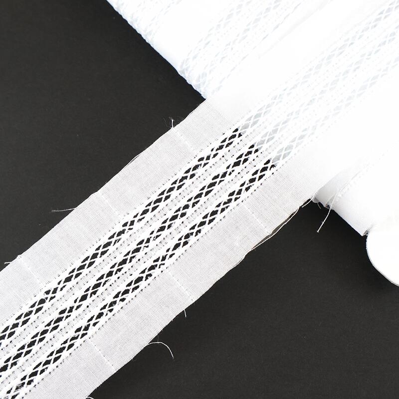 綿レース　はしごレース　綿100％　約38mm巾　ホワイト　1m単位のカット売り　ぬい服　ドール衣装　甚平