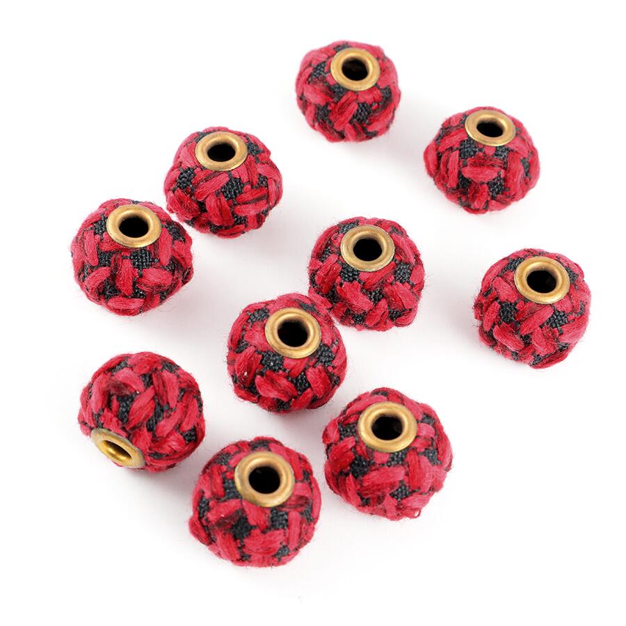 パーツ　丸玉　通し穴あり(3.0)