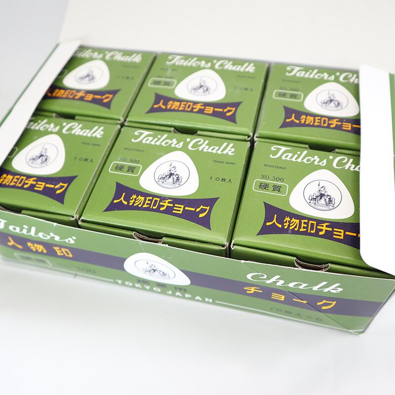 人物印　職業用チョーク　白　60枚セット　手芸　洋裁　※他カラーの販売は行ってお...