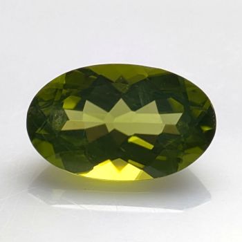 Rakuten - 【ちょっと渋めのオリーブグリーン】ペリドットオーバルシェイプ約3.74cts