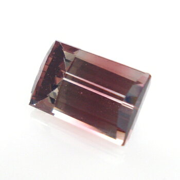 PedraMercadoの【アクロアイト＆ピンクのグラデーション】バイカラートルマリンロングオクタゴン 約3.26cts｜アングル2