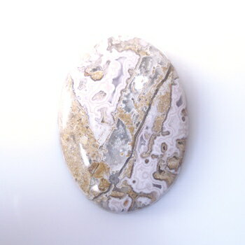 【幾何学的な縞模様】レース アゲートオーバルカボション 約22.91cts