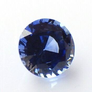 【スリランカ産＆AIGS鑑別書付】コーンフラワーブルーサファイアラウンドシェイプ 約0.63cts