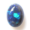 【オーストラリア産ブルー&グリーン】ブラックオパールオーバルカボション約1.95cts