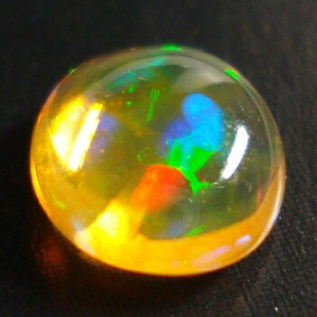 【オーロラを閉じ込めた石】メキシコオパールオーバルカボション 約0.60cts 【オーロラを閉じ込めた石】メキシコオパールオーバルカボション 約0.60cts