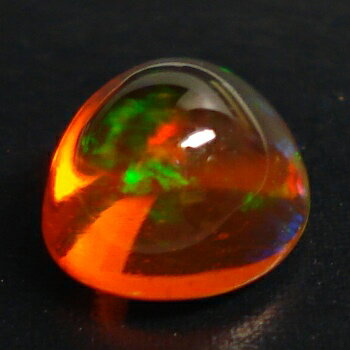 Opal - 【オーロラを閉じ込めた石】メキシコオパールオーバルカボション 約0.75cts